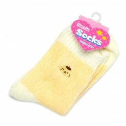 Japan Original Characters Pompompurin Embroidered Chenille Ankle Socks 8 Japan Original Characters Pompompurin Embroidered Chenille Ankle Socks