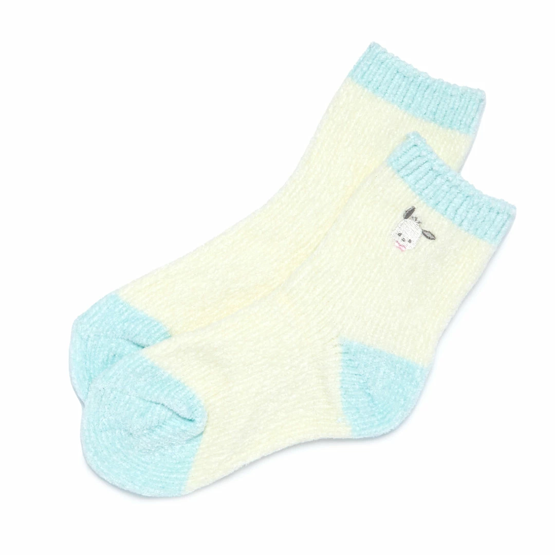 Japan Original Pochacco Embroidered Chenille Ankle Socks 3 Japan Original Pochacco Embroidered Chenille Ankle Socks