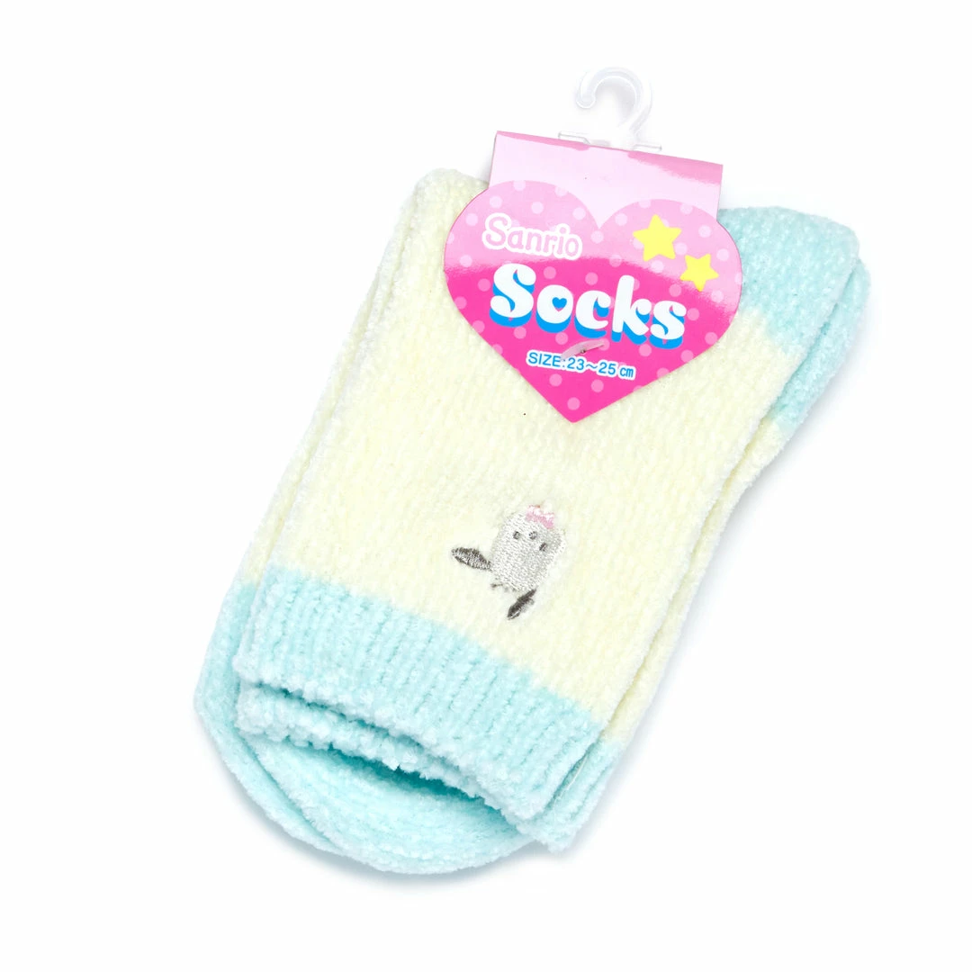 Japan Original Pochacco Embroidered Chenille Ankle Socks 6 Japan Original Pochacco Embroidered Chenille Ankle Socks