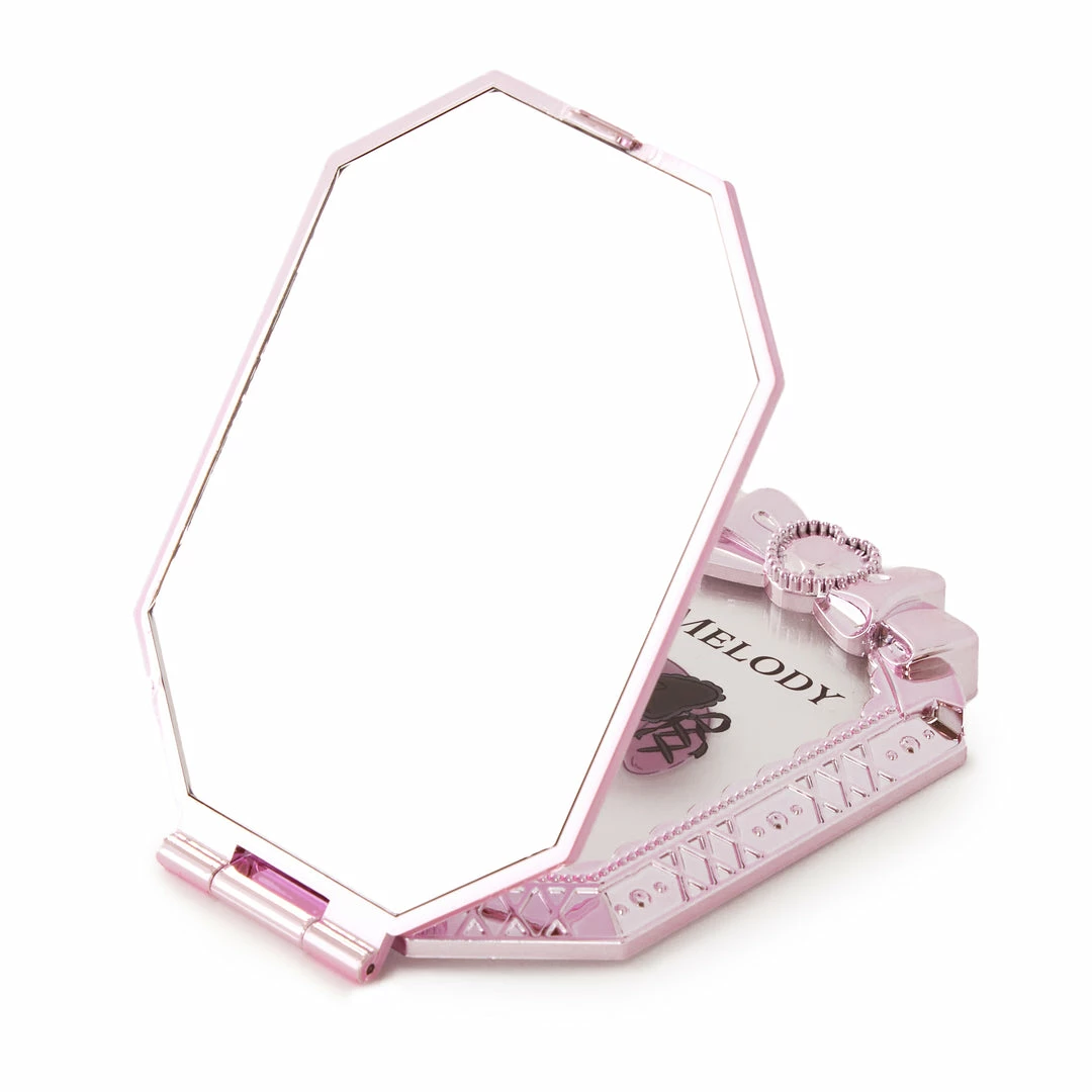 Japan Original My Melody Folding Compact Mirror (Midnight MeloKuro) 4 Japan Original My Melody Folding Compact Mirror (Midnight MeloKuro)