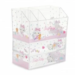 Japan Original Hello Kitty 2-Drawer Desk Organizer
