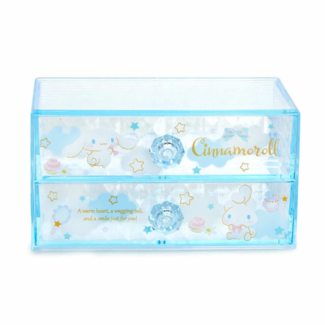 Japan Original Home Cinnamoroll 2-Drawer Desk Organizer 3 Japan Original Home Cinnamoroll 2-Drawer Desk Organizer