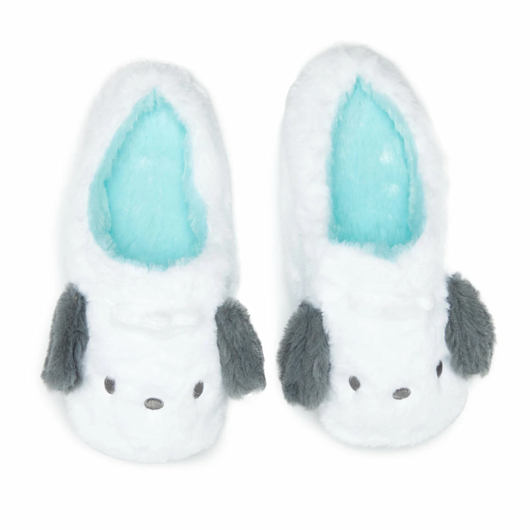 Japan Original Pochacco Plush House Slippers 3 Japan Original Pochacco Plush House Slippers