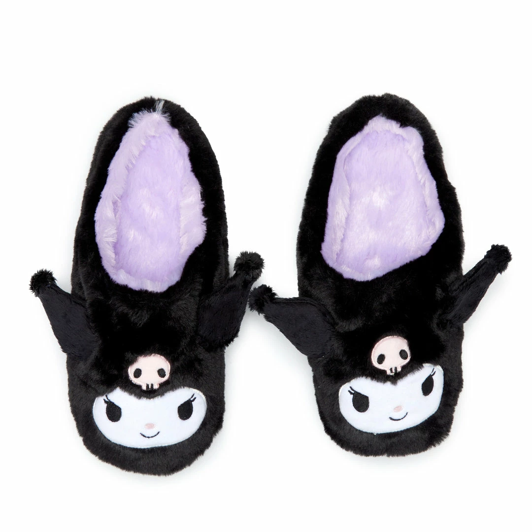 Japan Original Kuromi Plush House Slippers Characters 3 Japan Original Kuromi Plush House Slippers Characters