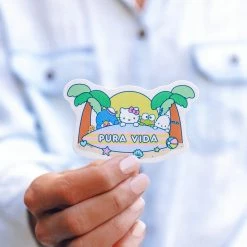 Pura Vida (Creative Genius) Pura Vida X Hello Kitty And Friends Surfboard Sticker