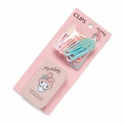 Japan Original My Melody Paperclips With Storage Tin (Smokey Colors Series)