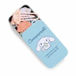 Japan Original Characters Cinnamoroll Paperclips With Storage Tin (Smokey Colors Series) 6 Japan Original Characters Cinnamoroll Paperclips With Storage Tin (Smokey Colors Series)