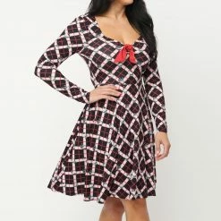 Hello Kitty X Unique Vintage Hello Gorgeous Flare Dress Characters 9 Hello Kitty X Unique Vintage Hello Gorgeous Flare Dress Characters