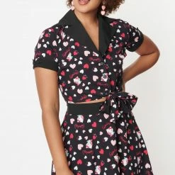 Hello Kitty X Unique Vintage Crop Top 7 Hello Kitty X Unique Vintage Crop Top