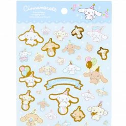 Sanrio Original New Cinnamoroll Gold Accent Sticker Sheet