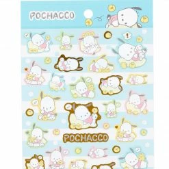 Sanrio Original New Pochacco Gold Accent Decorative Sticker 7 Sanrio Original New Pochacco Gold Accent Decorative Sticker