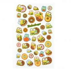 Sanrio Original New Keroppi Gold Accent Sticker Sheet