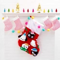 HUNET USA Holiday 2021 Sequin Hello Kitty & Friends Stocking New
