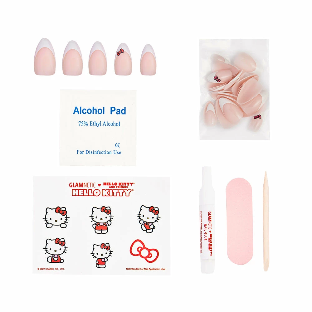 Hello Kitty X Glamnetic Press-on Nail Kit Home 4 Hello Kitty X Glamnetic Press-on Nail Kit Home