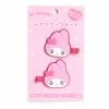 Japan Original My Melody Hair Clips (Emo Kyun Series) New