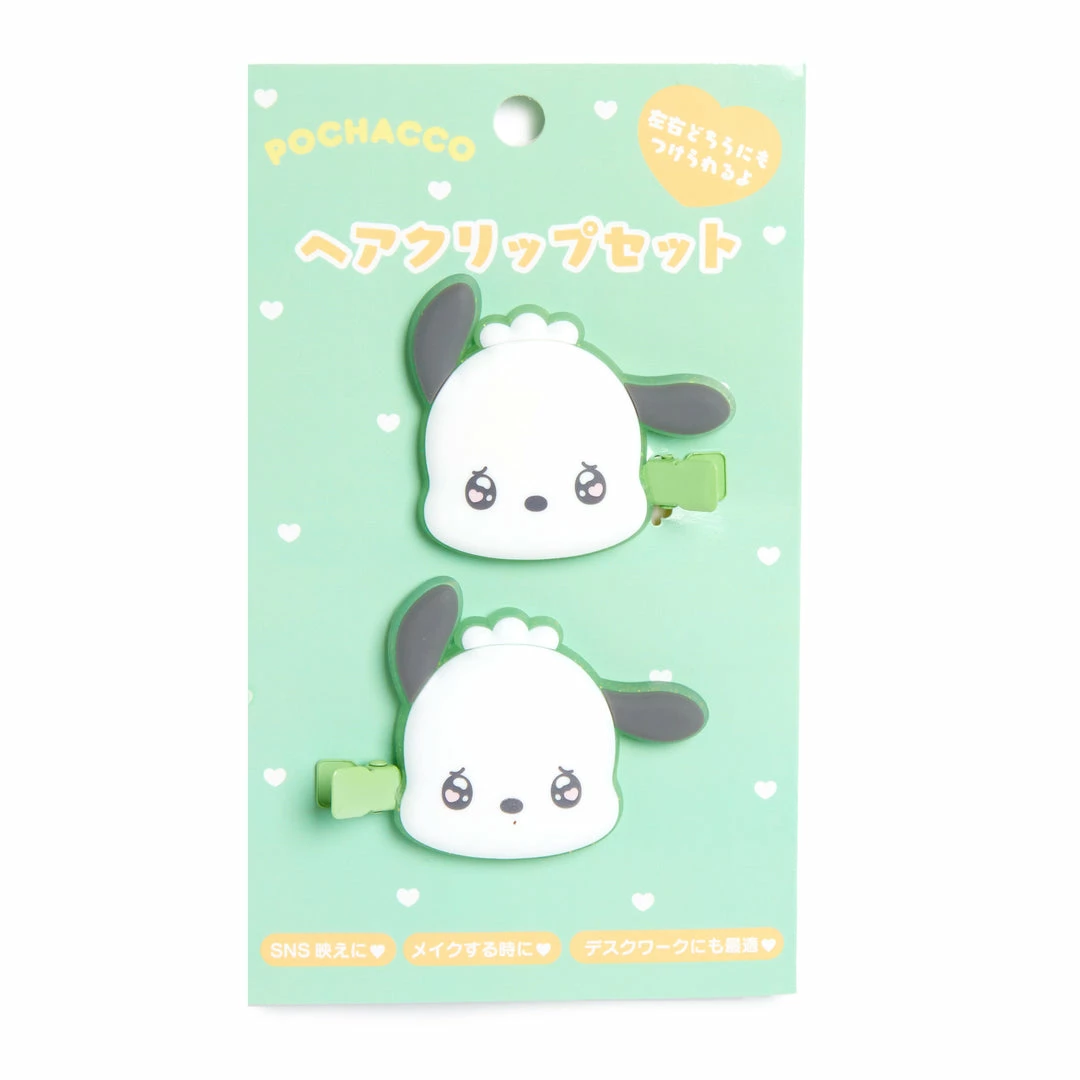 Japan Original Pochacco Hair Clips (Emo Kyun Series) New 3 Japan Original Pochacco Hair Clips (Emo Kyun Series) New