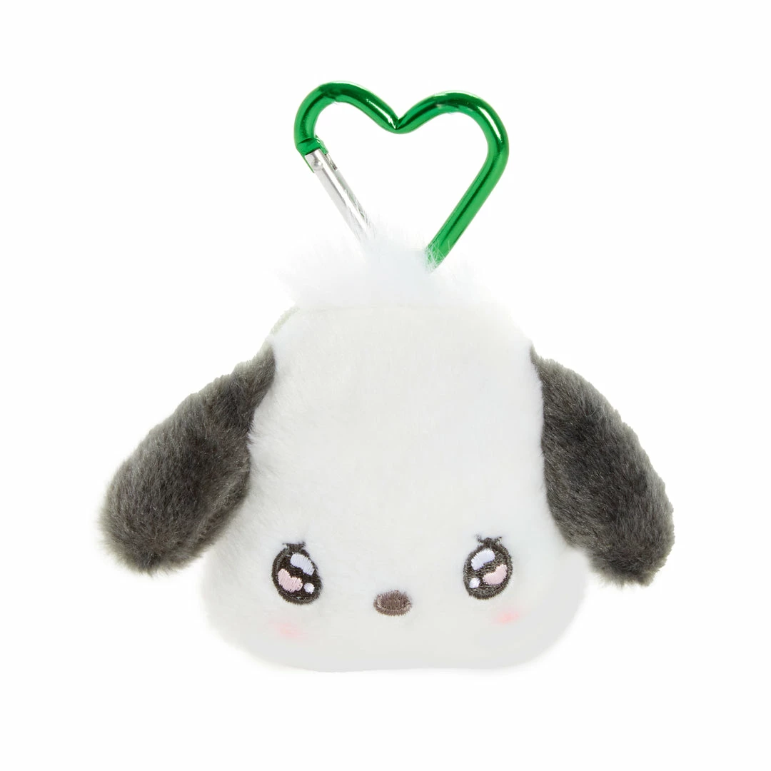 Japan Original Pochacco Carabiner Coin Purse (Emo Kyun Series) Bags+ 3 Japan Original Pochacco Carabiner Coin Purse (Emo Kyun Series) Bags+