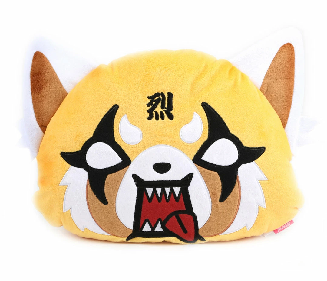 Sanrio Aggretsuko Double Sided Face Cushion 4 Sanrio Aggretsuko Double Sided Face Cushion