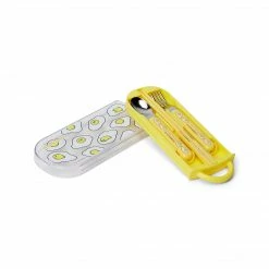 CLEVER IDIOTS Gudetama Sunny Side Up Utensil Set