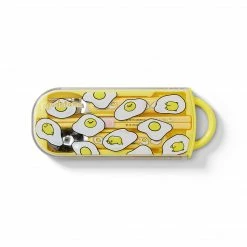 CLEVER IDIOTS Gudetama Sunny Side Up Utensil Set