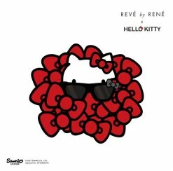 REVE (Black Truffle) Hello Kitty X REVÉ By RENÉ Biu Biu Sunglasses (Bow Red) Characters