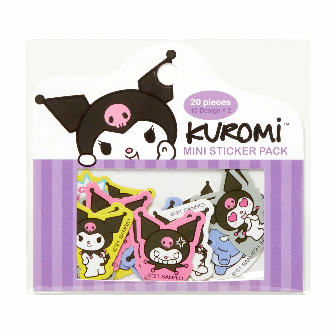 HUNET USA Characters Kuromi Mini Sticker Pack 3 HUNET USA Characters Kuromi Mini Sticker Pack