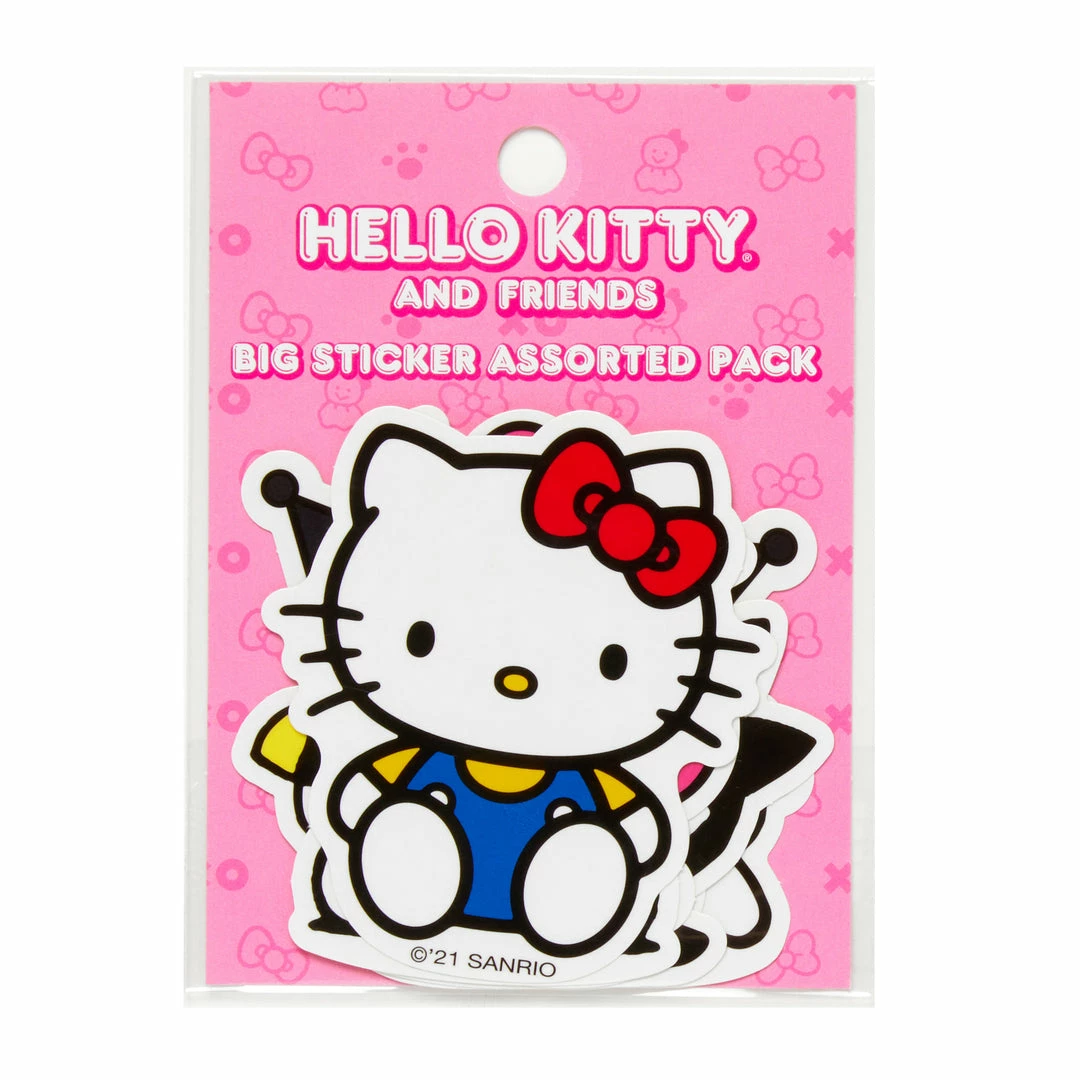 HUNET USA Characters Hello Kitty & Friends Big Sticker Pack 3 HUNET USA Characters Hello Kitty & Friends Big Sticker Pack