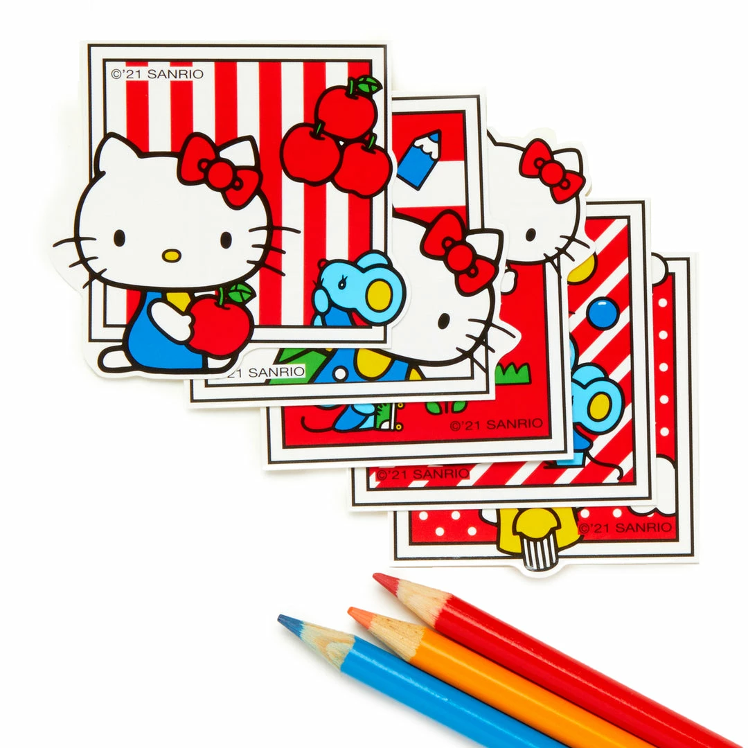 HUNET USA Hello Kitty Photo Big Sticker Pack 5 HUNET USA Hello Kitty Photo Big Sticker Pack