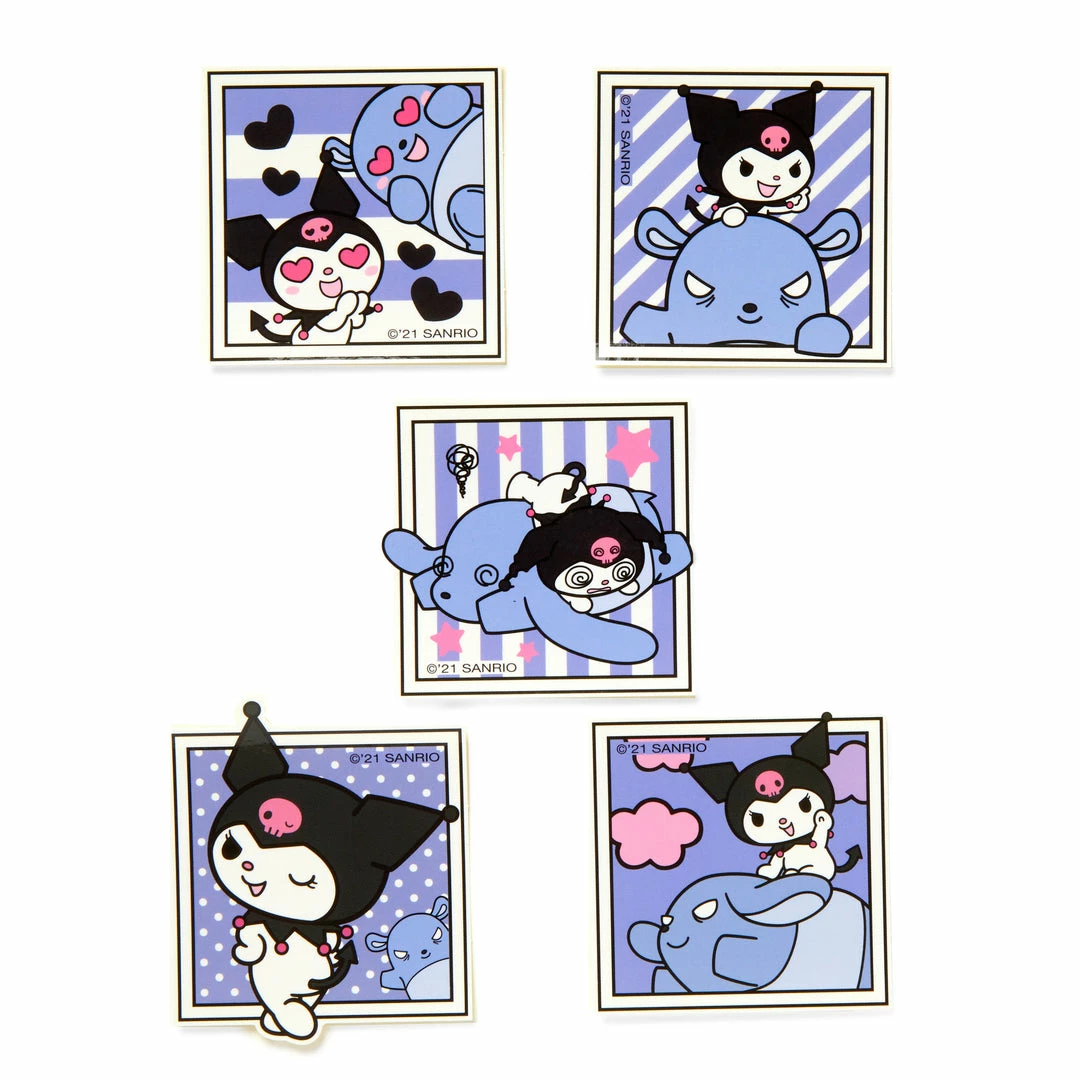 HUNET USA Kuromi Photo Big Sticker Pack Characters 4 HUNET USA Kuromi Photo Big Sticker Pack Characters