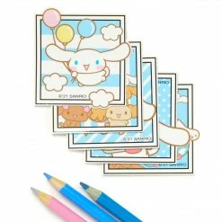 HUNET USA Cinnamoroll Photo Big Sticker Pack Characters