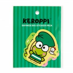 HUNET USA Keroppi Sayings Big Sticker Pack