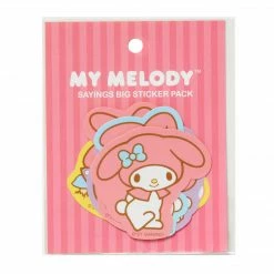 HUNET USA My Melody Sayings Big Sticker Pack