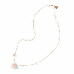 Global License Characters LittleTwinStars Gold Enamel Charm Necklace