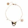 Global License Kuromi Gold Enamel Charm Bracelet