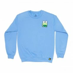 RIPPLE JUNCTION Keroppi Sanrio Original Embroidered Crewneck