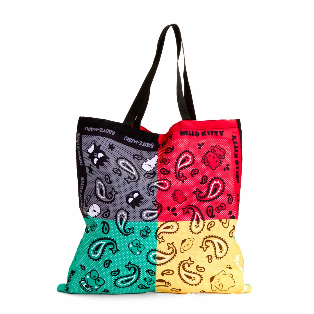 HUNET USA Hello Kitty & Friends Paisley Tote (Black) 3 HUNET USA Hello Kitty & Friends Paisley Tote (Black)