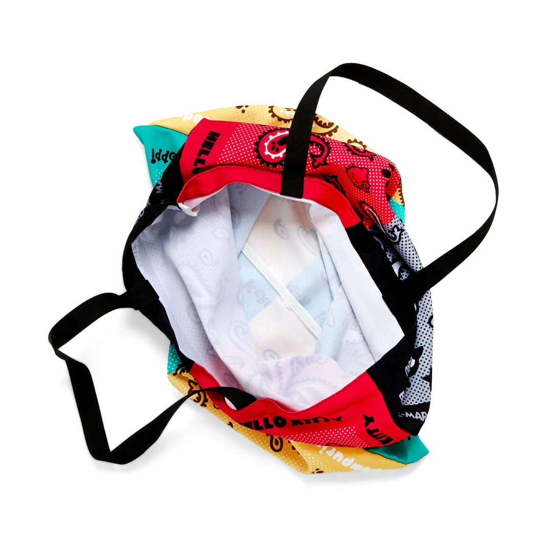 HUNET USA Hello Kitty & Friends Paisley Tote (Black) 6 HUNET USA Hello Kitty & Friends Paisley Tote (Black)