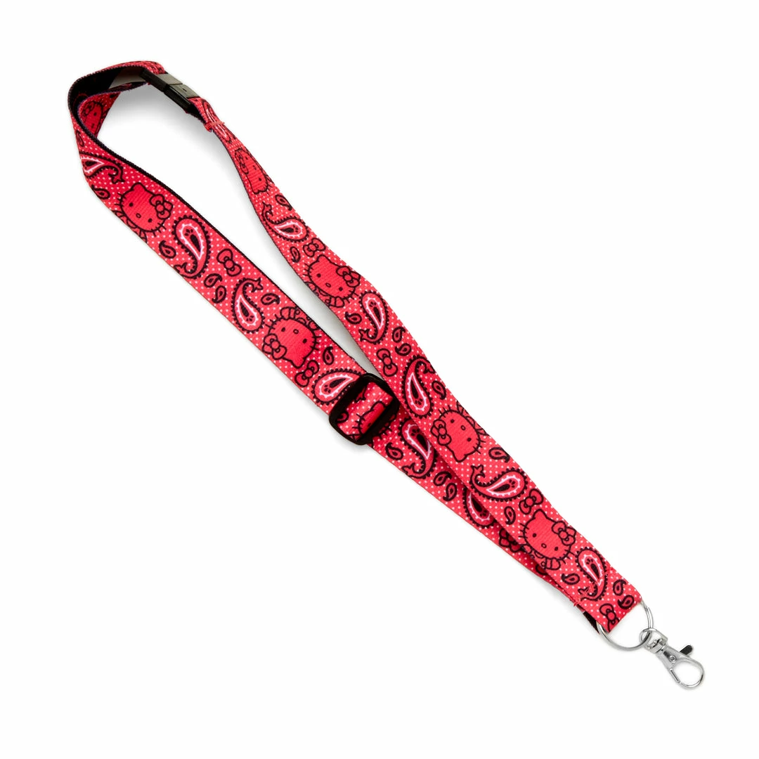 HUNET USA Characters Hello Kitty Paisley Lanyard 3 HUNET USA Characters Hello Kitty Paisley Lanyard