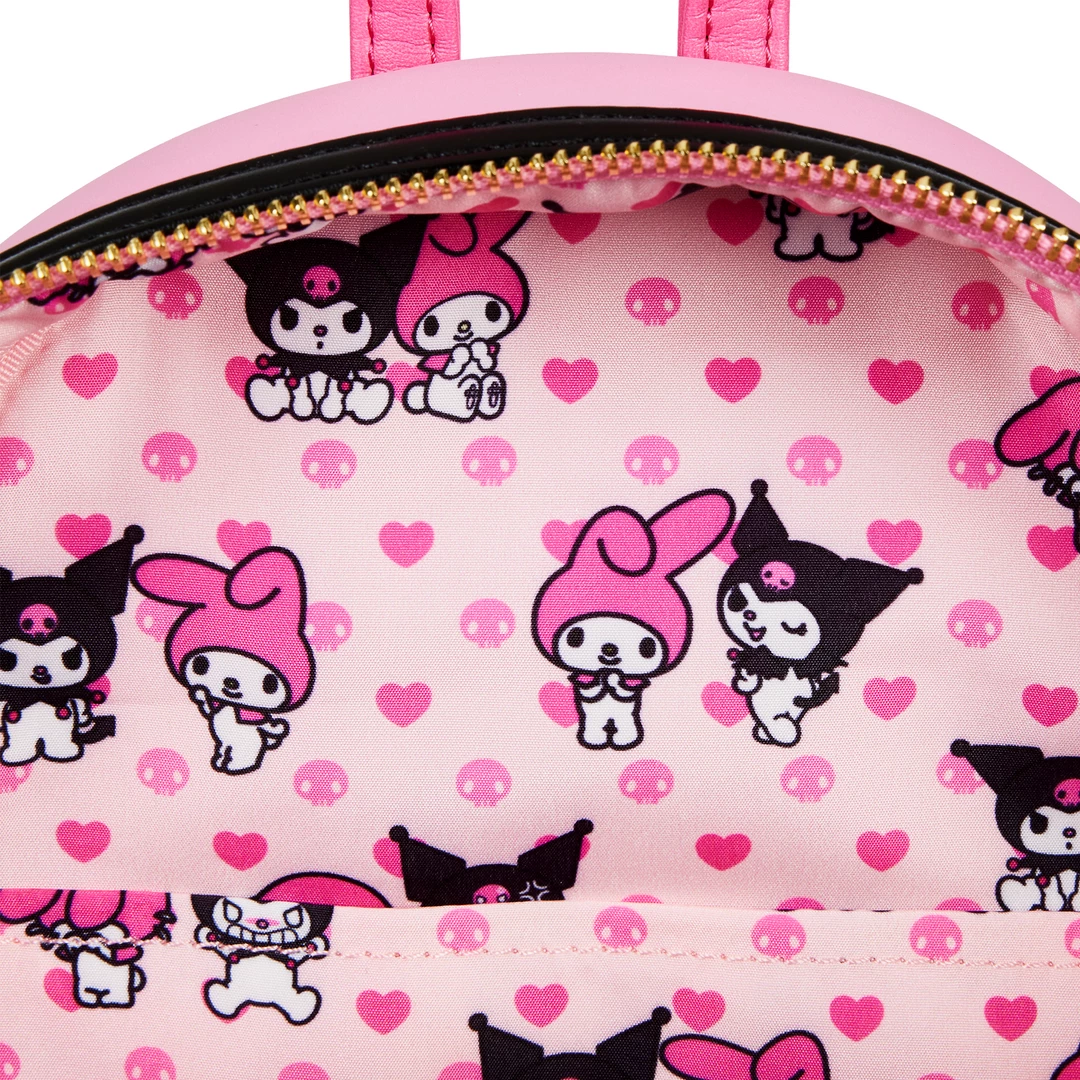 My Melody & Kuromi Loungefly Mini Backpack New 4 My Melody & Kuromi Loungefly Mini Backpack New