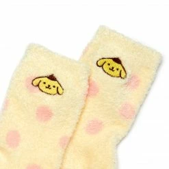 NAKAJIMA CORPORATION Bags+ Pompompurin Fuzzy Polka-dot Socks