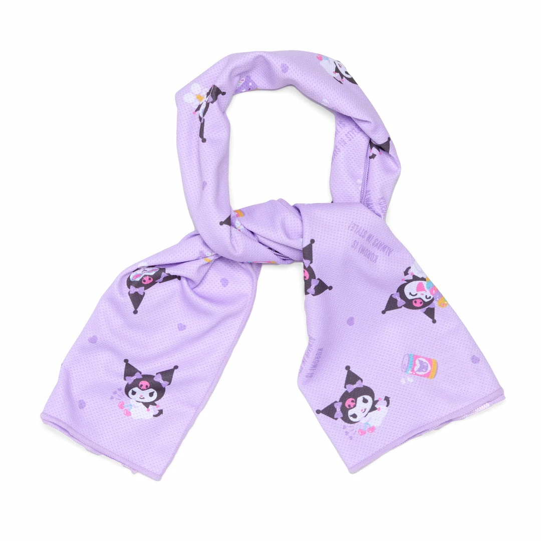 JAPAN ORIGINAL Kuromi Cooling Scarf 3 JAPAN ORIGINAL Kuromi Cooling Scarf
