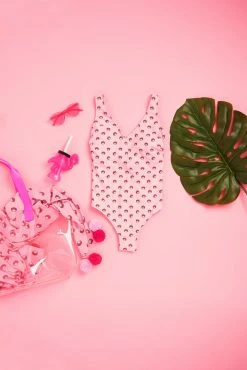 Lolli Swim X Hello Kitty One Piece: Pink Characters