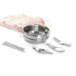 Global Original Hello Kitty Stainless Steel Cutlery Set (Camping Series)