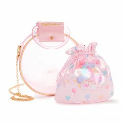 Global Original Characters LittleTwinStars Circle Bag (Carnival Balloons)