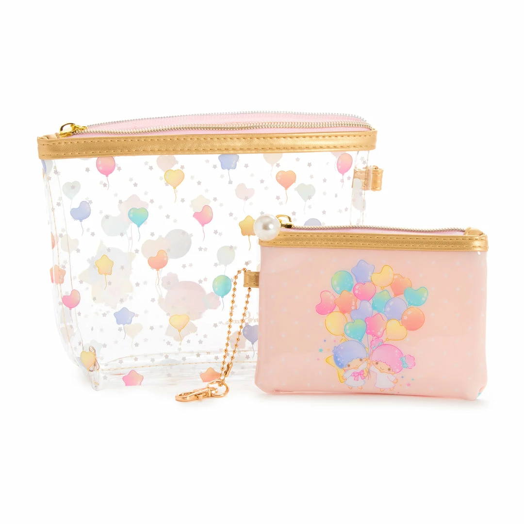 Global Original LittleTwinStars Zipper Pouch Set (Carnival Balloons) Characters 5 Global Original LittleTwinStars Zipper Pouch Set (Carnival Balloons) Characters