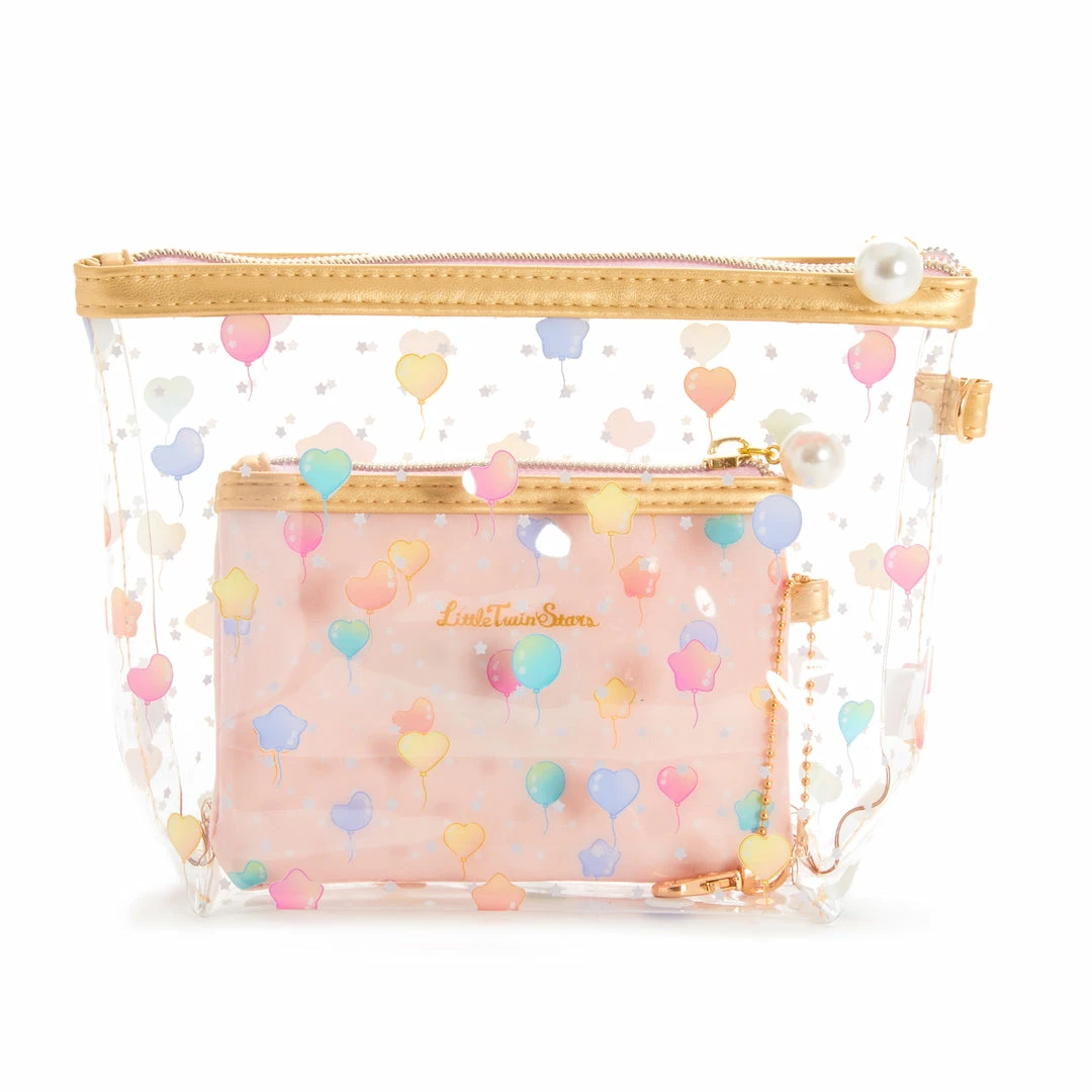 Global Original LittleTwinStars Zipper Pouch Set (Carnival Balloons) Characters 7 Global Original LittleTwinStars Zipper Pouch Set (Carnival Balloons) Characters
