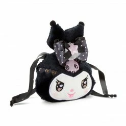Japan Original New Kuromi Black Bow Drawstring Bag (Romiare Series)