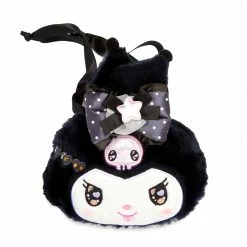 Japan Original New Kuromi Black Bow Drawstring Bag (Romiare Series)