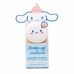 Characters Cinnamoroll X The Crème Shop Macaron Lip Balm (Peach Mousse)