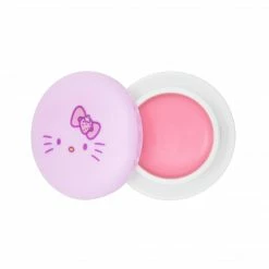 Hello Kitty X The Crème Shop Macaron Lip Balm (Strawberry Rose Latte) Characters